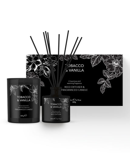 Tobacco & Vanilla Candle & Diffuser Giftset