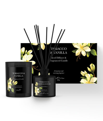 Tobacco & Vanilla Candle & Diffuser Giftset